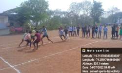 Annual sport day activity Kabaddi