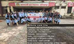 Cleanliness Drive at Central Bus Stand
