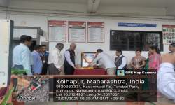 On the occasion of 133rd Birth Anniversary of Dr. S. R. Ranganathan, his photo was felicitated with wreath on 12th August 2024