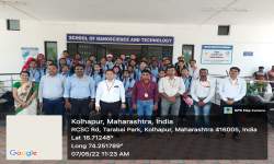 One day Study Visit of B. Sc. I, II, III students to School of Nanoscience and Technology, Shivaji University, Kolhapuur