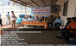 Shivaji University inter zonal swimming competition male female successfully conducted 3rd Dec-2022