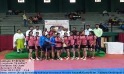 kabaddi women winner inter zonal 21-22