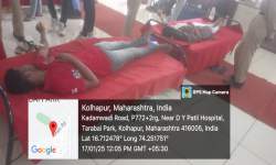 Health Care Centre,National Service Scheme, National Cadet Corp and IQAC organized blood donation camp in collaboration with Blood Bank, Chhatrapati Pramilaraje Rugnalaya (CPR),