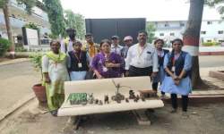 Organization of Clay Modeling Competition by Department of Physical Education, Cultural Committee and IQAC on the occasion of Karmaveer Bhaurao Patil Birth Anniversary