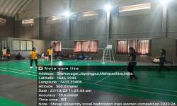 successfully participated in Shivaji University zonal Badminton (Men-Women) Tournament  23-24