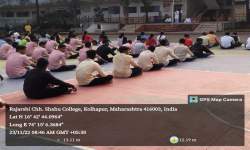 Organization of Workshop on Yoga and Meditation