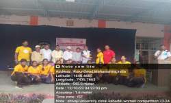 secured the 3rd Place in Shivaji University Zonal Kabaddi (Women) Tournament  23-24 Photo