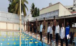 Annual sport day activity swimming 1