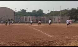 successfully participated in Shivaji University Zonal Football (Men) Tournament 23-24 Match Photo