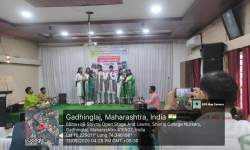 Students participation in Youth festival competition organized by Shivaji University,Kolhapur