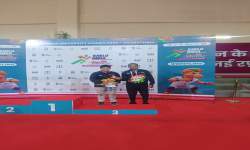 5TH KHELO INDIA UNIVERSITY GAMES WRESTLING (WOMEN) COMPETITION Srushti Jaywant Bhosale won the bronze medal in the women's freestyle wrestling event in the 65 kg weight category.