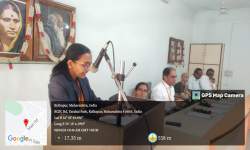 Organization of guest lecture on occasion of death anniversary of Laxmibai Bhaurao Patil