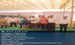 SHIVAJI UNIVERSITY INTER-ZONAL WRESTLING (WOMEN) TOURNAMENTS Srushti  Bhosale 65 KG CLASS GOLD MEDAL WINNER PHOTO