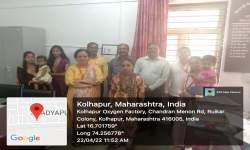 मराठी विभागाच्या विद्यार्थ्यांची शिवाजी विद्यापीठातील मराठी विभागाला भेट