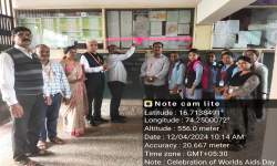 Inauguration of Wallpaper in association with Department of Sociology on the Occasion of World Aids Day