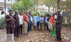 Tree Plantation Program organized by IQAC, Department of Botany and Nature Club on the Occasion of 82 Birth Anniversary of Hon. Sharadchadraji Pawar
