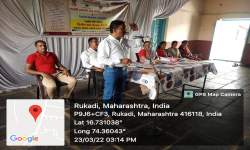 बलशाली भारतासाठी बलशाली युवक वा विषयावर मार्गदर्शन करताना श्री.बाबासाहेब नदाफ