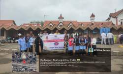 Organization of Cleanliness drive at Chhatrapati Shahu Maharaj Terminus, Kolhapur on the Occasion of Sardar vallabh Bhai Birth Anniversary
