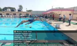 SUCCESSFULLY ORGANISING SHIVAJI UNIVERSITY INTER-ZONAL SWIMMING & DIVING COMPETITIONS.